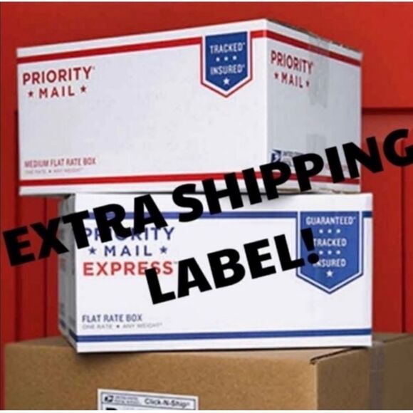 Extra shipping label over 5lbs - Picture 1 of 2
